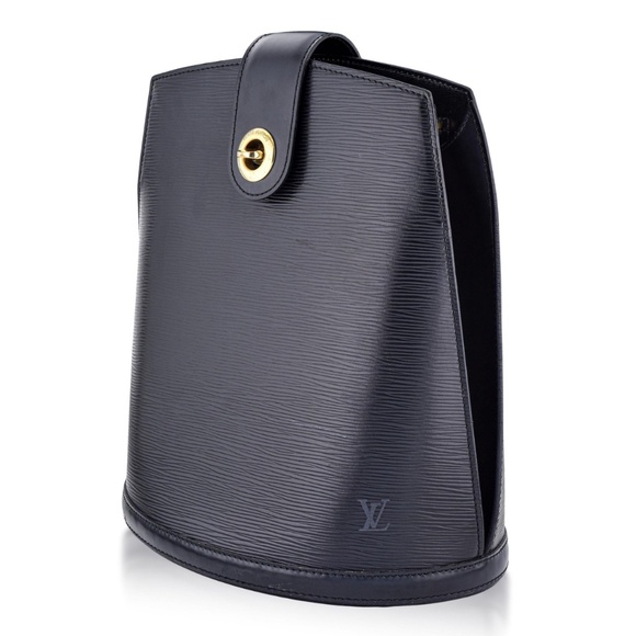 Authentic Louis Vuitton Epi Cluny Shoulder Bag, Black color  M52252 - Picture 4 of 17